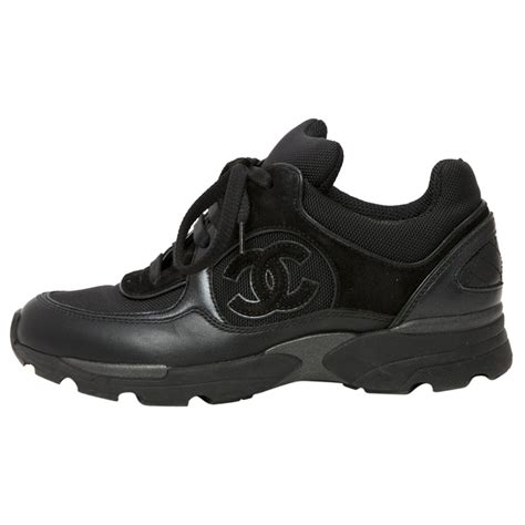 chanel women trainers|Chanel trainers women black.